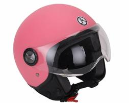 Scooter Visi&egrave;re Rose Mat Homologu&eacute; Ece22.05e9