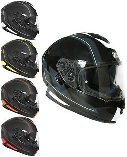 Casque Int&eacute;gral Avec Mat Et Brillant D&eacute;cor