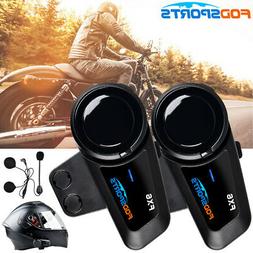 Bluetooth Casques Kit Moto Main Libre &Eacute;couteur Fm 6 Rider
