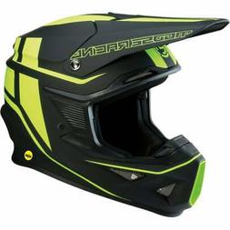 Cross Mx Enduro Casque - Noir / Hi Viz Jaune