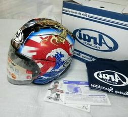 Asiatique Adapt&eacute; Arai Ouvert Visage Casque Sz-R Vas Ram-X V