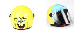 casque 713 demi jet bebe visiere longue