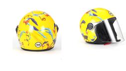 Casque BHR 713 Demi Jet B&eacute;b&eacute; Visi&egrave;re Longue Approuv&eacute; Roa