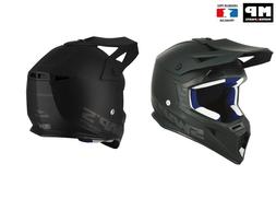 Enduro Adulte S818 Noir / Blanc Mat   Homologu&eacute;