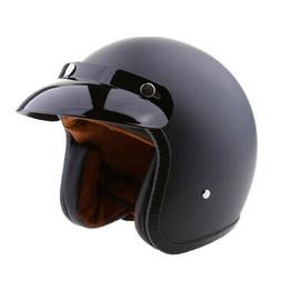 Avec Visi&egrave;re Ouverte 3/4 Haute Protection Antichoc - Noir X