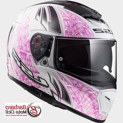 Int&eacute;grale Ls2 Ff390 Breaker Rumble Blanc Rose Femme 2018