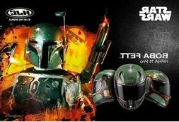 Int&eacute;grale Hjc Rpha 11 Boba Fett Star Wars Vert Mat Taille S