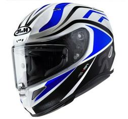 Int&eacute;grale Hjc Rpha 11 Vermo Mc2 Blanc Noir Bleu Taille L