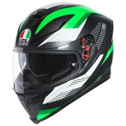 Agv K-5 K5 S Marble Noir Mat Blanc Vert Taille Xl Int&eacute;grale