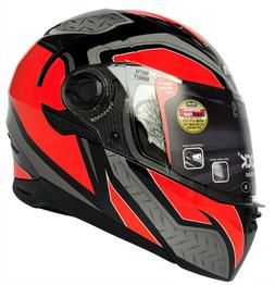 Movement Steel Orange Casque Int&eacute;gral Avec Visi&egrave;re Solaire