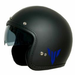 casque de moto noir mat approuve 3