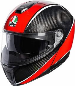 Agv Sport Modulaire Aero Carbone Rouge S M L Xl