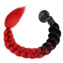 casque decoration natte galon ventouse pour moto