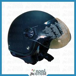 Scooter Avec Visi&egrave;re Avio Ece 22-05 Approuv&eacute; Noir Mat