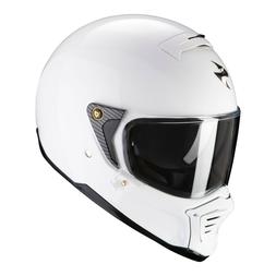 Casque Helmet Scorpion Exo HX1 Solid Blanc Brillant Taille X