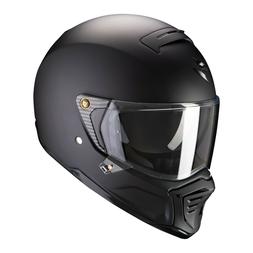 Casque Helmet Scorpion Exo HX1 Solid Mat Black Noir Mat Tail