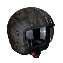 Casque Helmet Jet Scorpion Belfast Urbex Noir Mat Kaki Taill