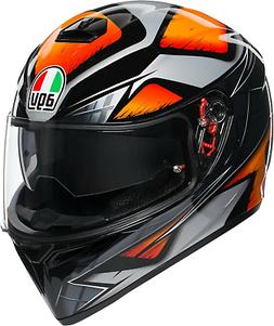 Int&eacute;grale K3 Sv Multi Liqu&eacute;fier Black Orange Pinlock Helme