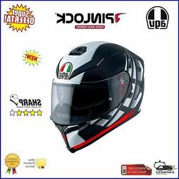 Agv K5 S Multi Darkstorm Max Pinlock Vision Noir Mat Rouge