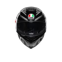 Casque AGV Int&eacute;grale Fibre K5 S 2.0 Ouragan Noir Argent XS