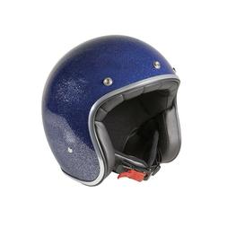 Casque Jet Vintage STORMER Paillettes Navy Blue - Taille L