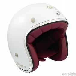 CASQUE JET WYATT Homologu&eacute; ABS Blanc brillant Taille XL