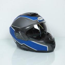 Casque modulable bleu et gris mat Torx Neil 2 Trip Blue Tail