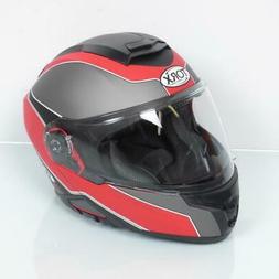 Casque modulable rouge et gris mat Torx Neil 2 Trip Red Tail