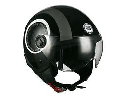 Bhr Demi-jet Mod One 801 Couleur Noir Et Gris Fonc&Eacute;