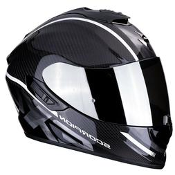 Scorpion Exo 1400 Carbone Air Grand 3sl Noir Blanc Argent Ta