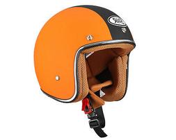 Bhr Jet Mod Retro' 711 Couleur Orange Mat