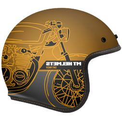 Jet Vintage Custom Graphic Cafe 'racer Gold B9 Ce Approuv&Eacute;