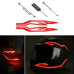 L&eacute;ger Casque V&eacute;lo 3 Modes Led Barre Lumineuse Haut Rouge S