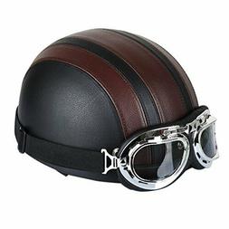 Lunettes Protection Pilote R&eacute;tro Style Vintage Harley Demi 
