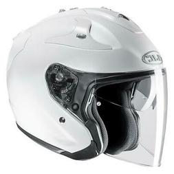 Scooter Jet En Fibre De Vitre Hjc Fg-jet Blanc Perle Taille 