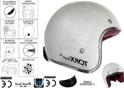 casque moto vintage retro 3 4 classic