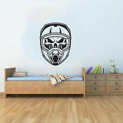 Cross Autocollant Art Mur Enfants Dirt Bike Moto X Cr&Acirc;ne Ch