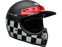 Cross Vintage Bell Moto-3 Fasthouse Checkers Noir Blanc Roug