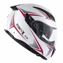 Givi H405 X-fiber Blanc Rouge Noir En Fibre L&eacute;ger