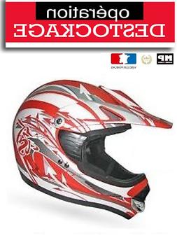 Cross Enduro Rouge / Blanx Taille: Xl 61-62 Cm