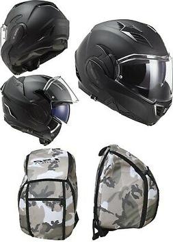 LS2 FF900 Valiant II Noir Casque Modulable Casque Avec Incl.