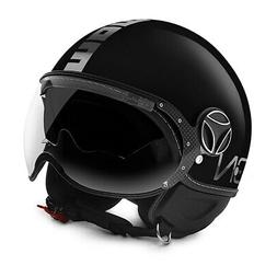 MOMO DESIGN FIGHTER EVO JET CASQUES NOIR