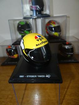 Kenny Roberts 1980 Casque Helmett Miniature Altaya 1/5 MOTO-