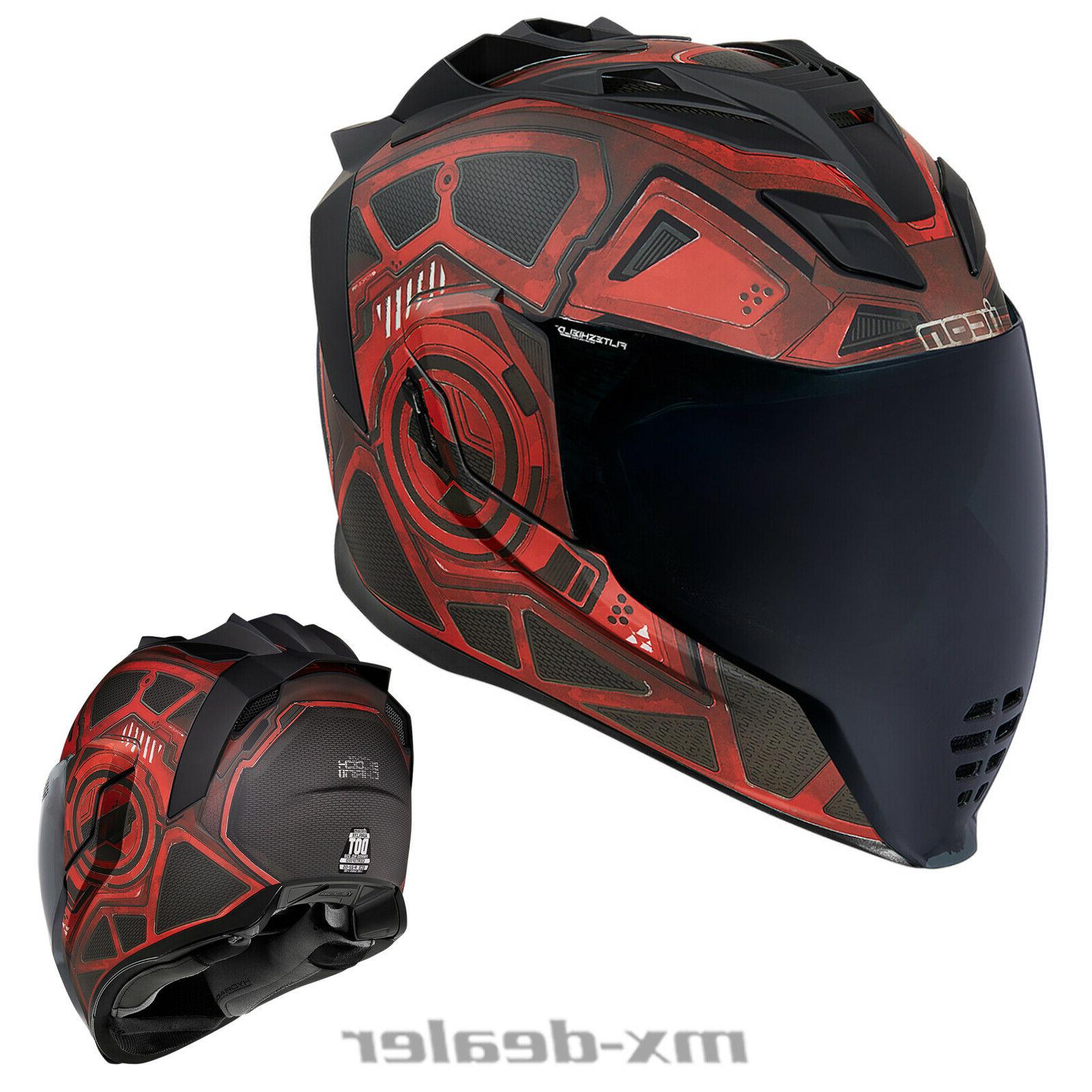 2021 airflite blockchain rouge casque integral moto