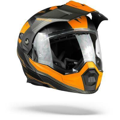 adx 1 tucson mat noir orange casque