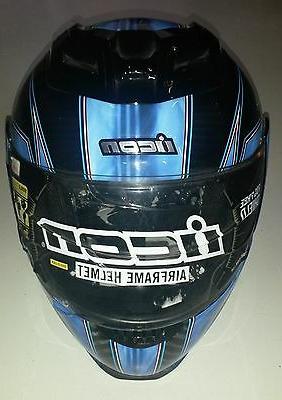 airframe carbon rr casque moto integral bleu