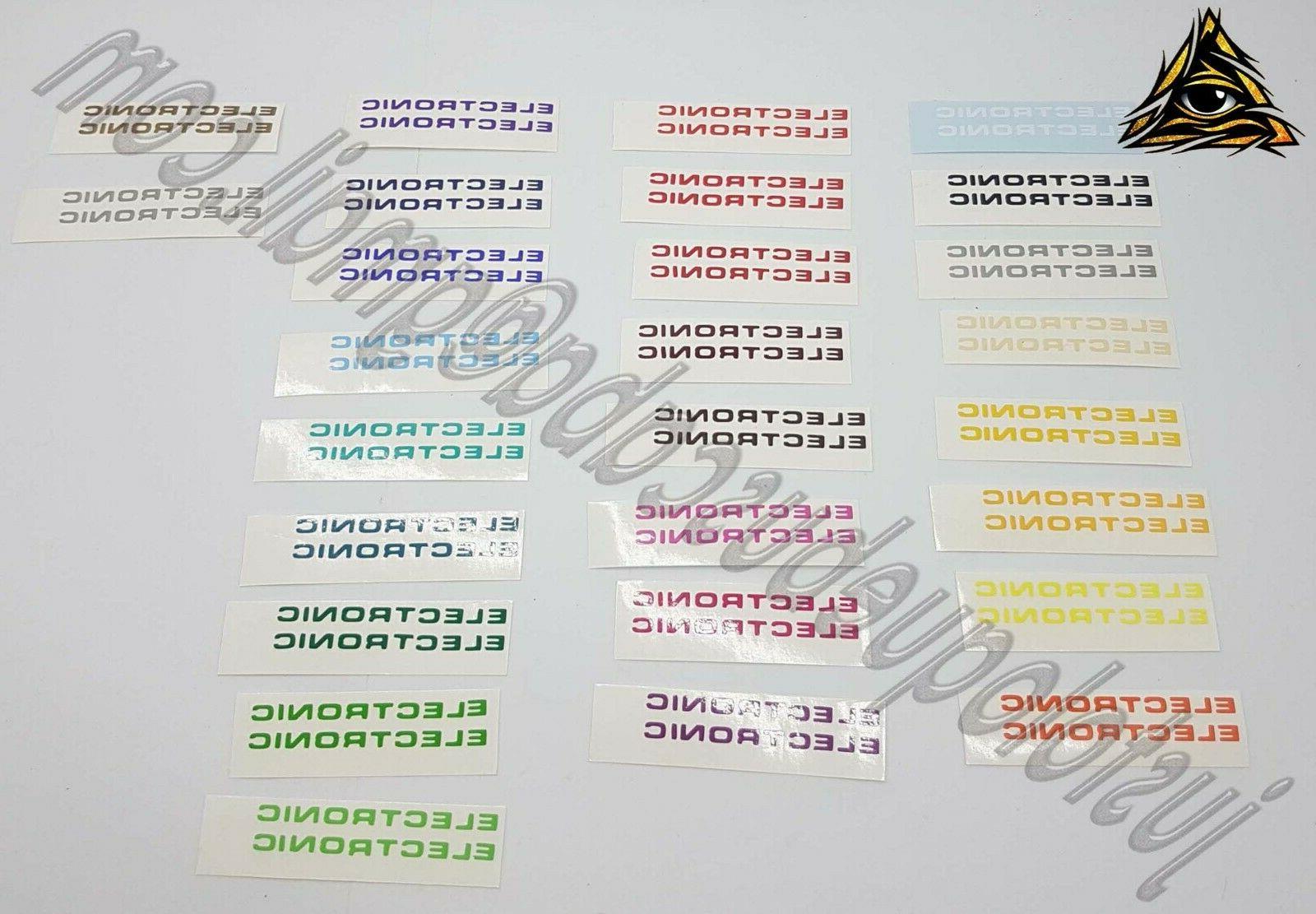 autocollant elecrtonic x2 27 couleur fait votre