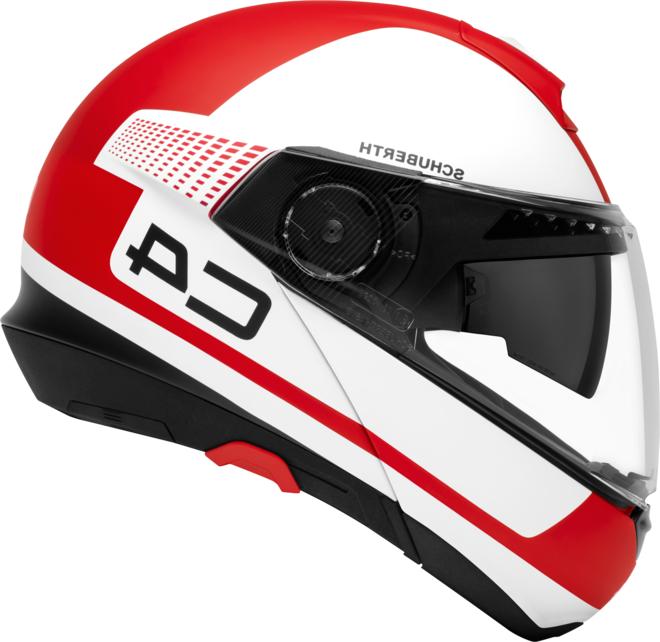 c4 legacy rouge moto casque petit