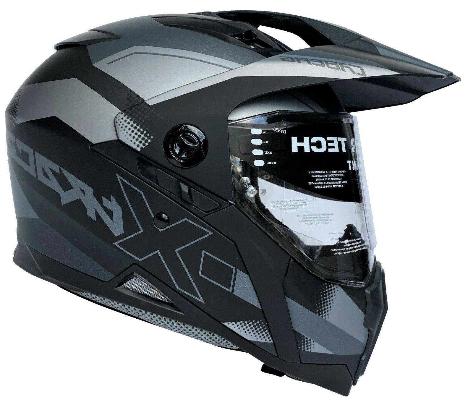 caberg xtrace etincelle enduro casque incl goupille