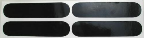 casque 4 bandes moto reflechissante autocollant adhesif